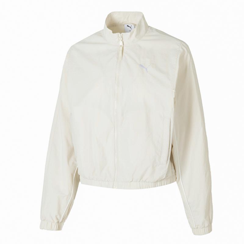 

New PUMA Sports Life Collection Jacket Women s White 631309-87 170/92A/XL