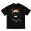 T-shirt Stampata Pokémon Gengar Cotone Puro Maglietta Uomo Moda Estiva 2026 Oversize Street Casual Y2K Top Abbigliamento Streetwear