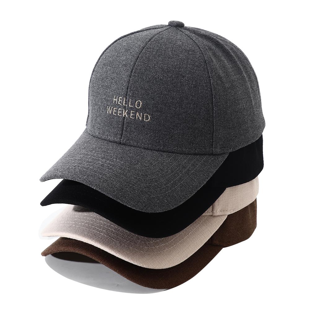 New Fashion Letter Baseball Cap for Men Women Embroidered Peaked Hat Cotton Soild Color Duck Tongue Caps Outdoor Sun Visors