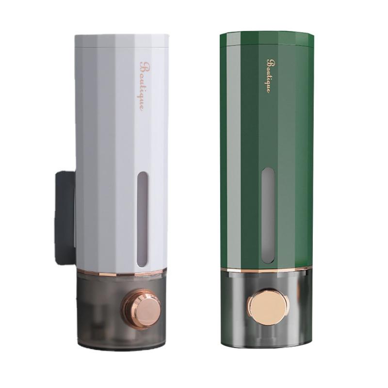 Manual Soap Dispenser Shower Gel Shampoo Hand Sanitizer Liquid Containers Light Luxury Press-type Non-Perforating Soap Dispenser