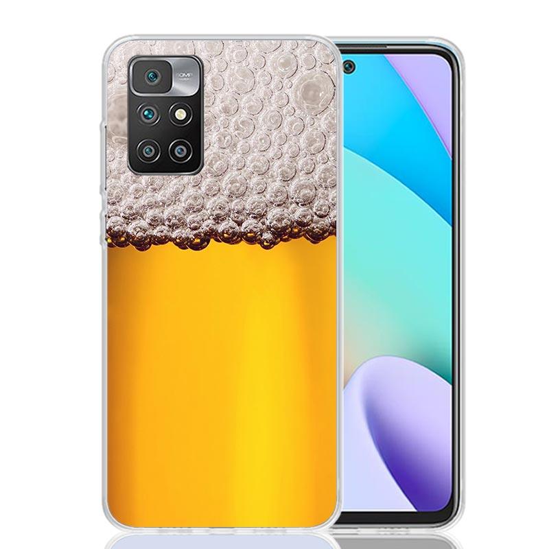 World Beers Alcohol Summer Bubble Phone Case For Xiaomi Redmi 12C 13C 14C 12 13 10 10A 10C 9 9A 9C 9T 8 8A 7 7A 6 6A K70 K60 K40
