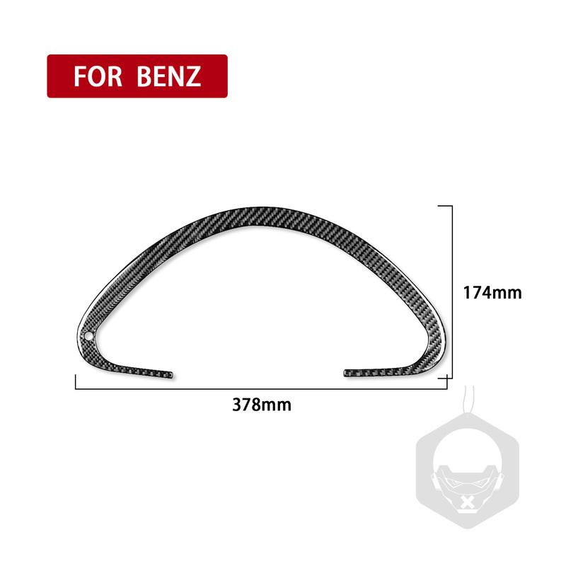 Carbon Fiber Car Accessories Speedometer Frame Cover Soft Sticker For Mercedes W211 E Class 2003 2004 2005 2006 2007 2008 2009
