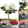 1 Bouquet/12 Heads Artificial Roses Silk Flower Home Party Bridal Bouquet Decor
