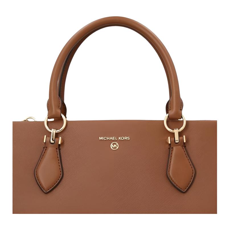 New MICHAEL KORS Leather Shoulder Bag, Crossbody Bag, Handbag Women's Brown 30F2G6AS3L-230