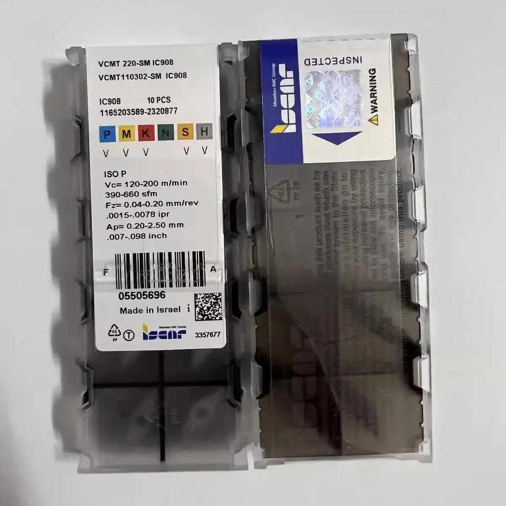 ISCAR / VCMT110302-SM IC908 /Industrial indexable Carbide Inserts 10 PCS