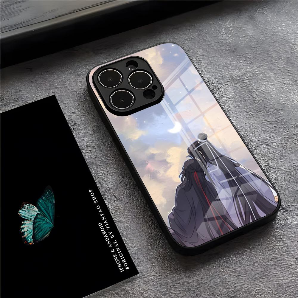 Mo Dao Zu Shi Phone Case For IPhone 17 Pro Max 15 Pro 16 14 Plus 12 13 Mini 11 Pro Shockproof Glass Cover