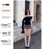 Plus-Size Hot Girl Low-Waist Mini Skirt with Built-In Safety Shorts - Autumn New Arrival Hip-Hugging Slimming Skirt Pants.