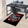 1pc Mot?rhead Home Office, Durable Polyester Floor Mat with Easy, Office Decor, Urban Style, Nonslip Backing