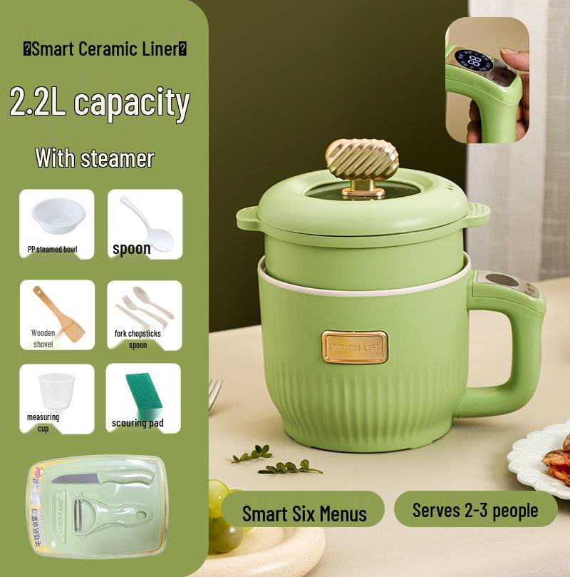 Mini aragaz electric: Oală Crock-Pot Multifuncțională, Fierbător de Orez Inteligent, Aparat pentru Terci, Oală pentru Supă, Perfectă pentru Cămine