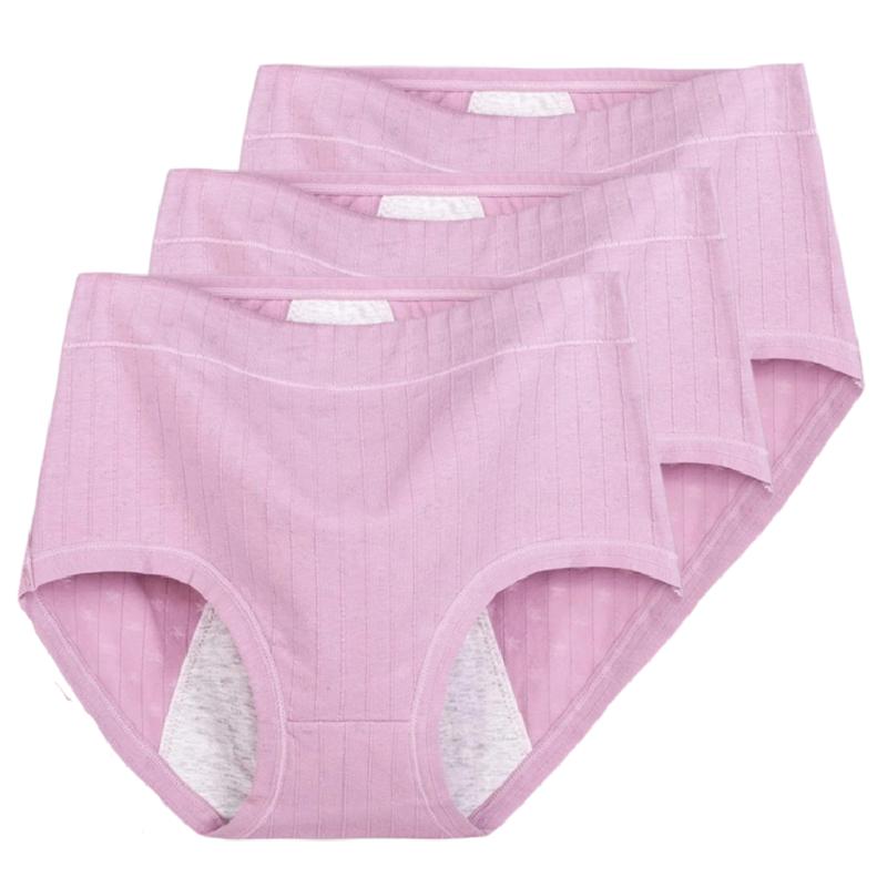 Chiloți de damă Slip marimi mari Pantaloni scurți impermeabili pentru femei Lenjerie intima menstruală cu talie înaltă XL 2XL 3XL 4XL 5XL 6XL