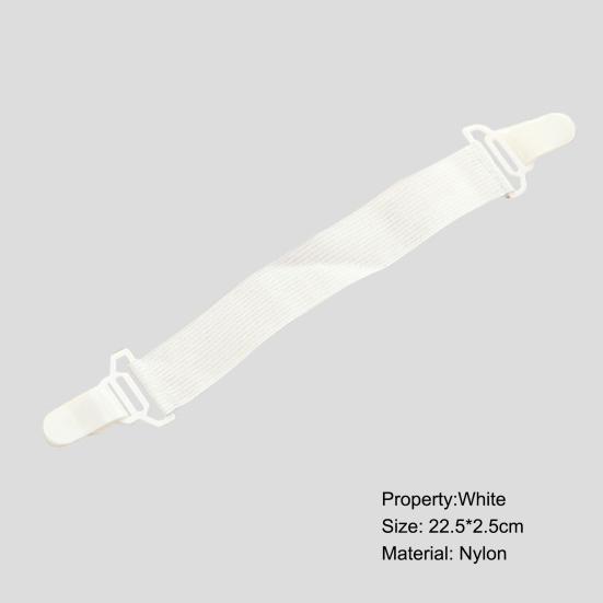 4Pcs Bed Sheet Holder Adjustable Length Elastic Nylon Bed Sheet Clips Straps Sheet Holder Mattress Clips for Bedroom