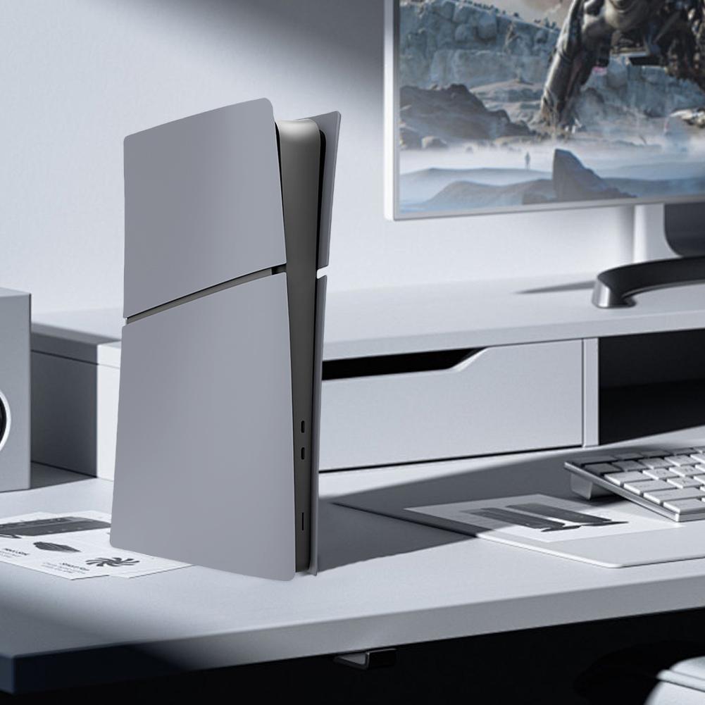 ABS Hard Case Replacement Faceplate Anti-Scratch Face Plate Console Cover Shockproof for Playstation 5 Slim Disc/Digital Console