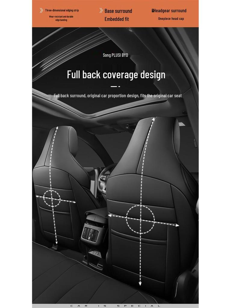 BYD Song Plus DMI Ganzjahres-Autositzbezug & Kissen (Vollverklebung)