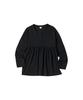 COMONINOZ Henry Necck Frill T-Shirt [Black]