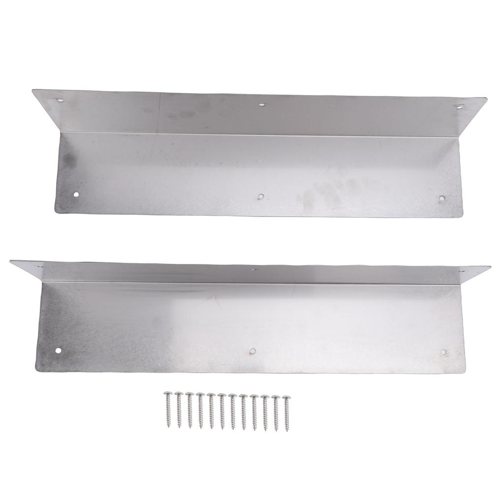 2pcs Stainless Steel Corner Guards Siding Corner Guards Protector 89 Degree Angle Weed Whacking Protection for Outside