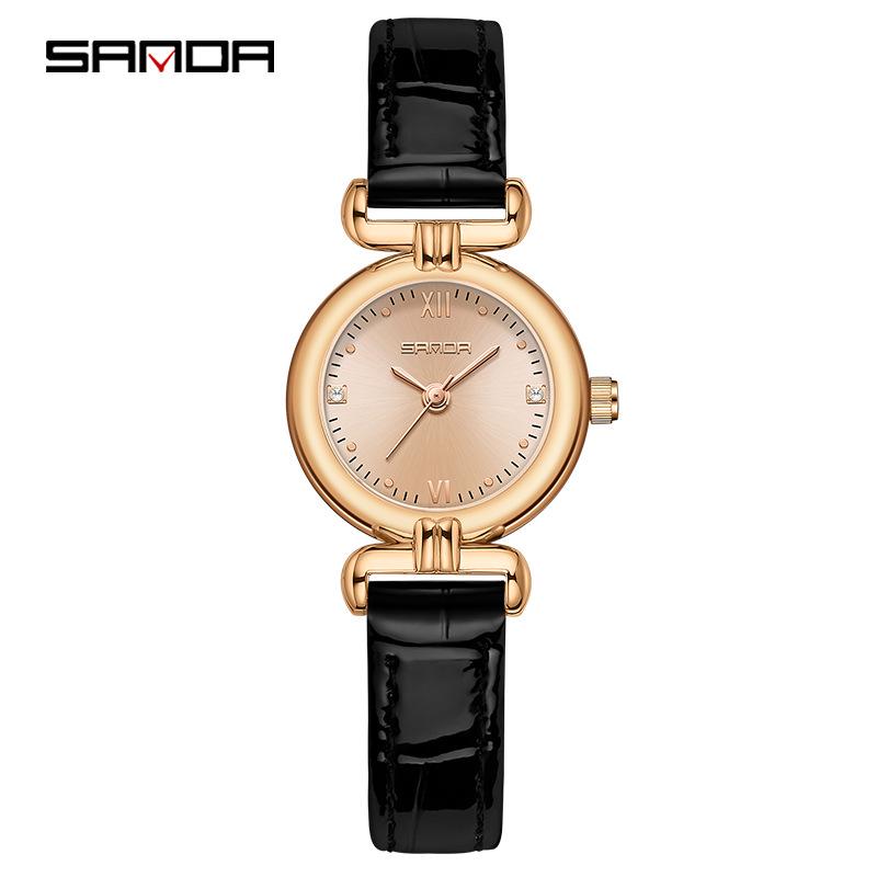 Sanda Elegant Retro Women s Quartz Watch - Light Luxury Small Fashion Timepiece