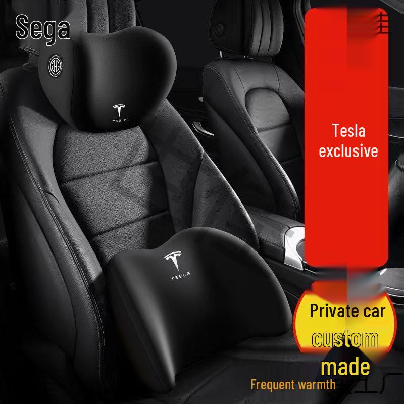 Tesla 3 Memory Foam Headrests & Lumbar Supports