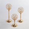 Sophisticated Crystal and Metal Candlestick Candle Holder for Modern Home Decor and Gifts
