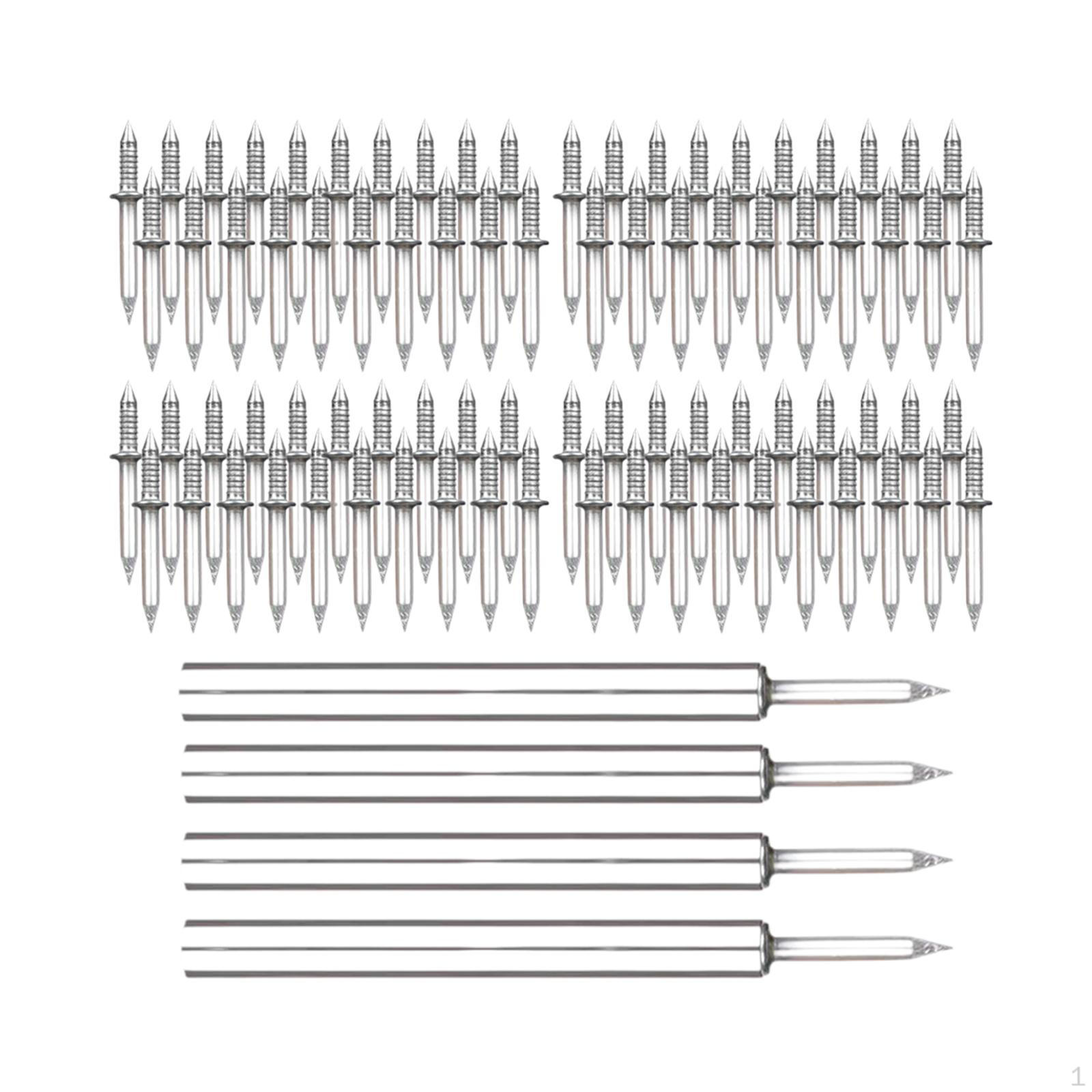 

Гвозди с двойной головкой и резьбой для стеновых панелей с инструментами для самостоятельного монтажа 400pcs