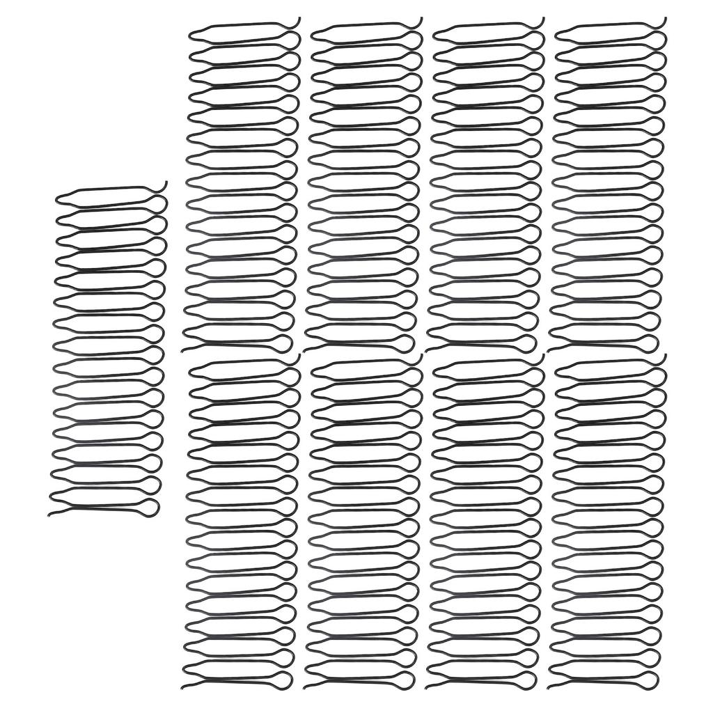 9 Stück U-Form Haar-Finishing-Fixierkamm Stretch Unsichtbar Flexible Haar-Finishing-Fixierclips für Frauen Mädchen