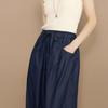Demana Women's High-Waist Cotton Loose Balloon Denim Pants