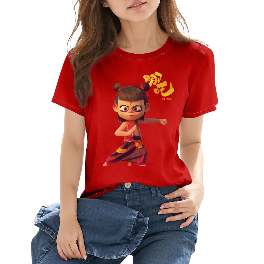 Lässiges, kurzärmliges, bedrucktes T-Shirt mit Rundhalsausschnitt für Kinder