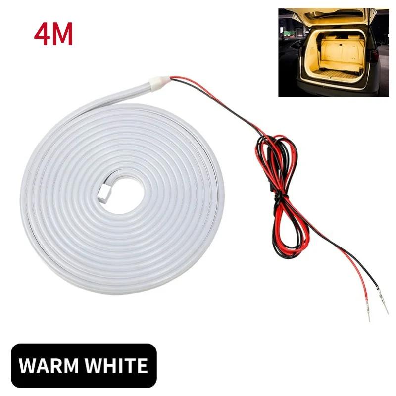 12V Dynamic Flowing Car Trunk LED Strip High-Brightness Wiring Automatic Sensing Tailgate Light Strip Tool-Free Installation