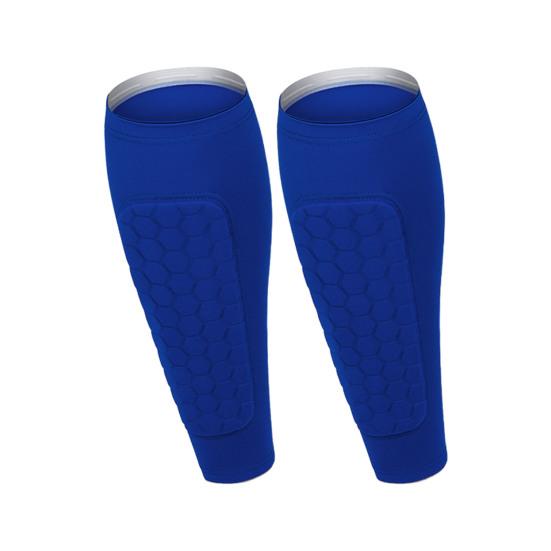 1 Pair Soccer Shin Guards Sports Shin Guards with Honeycomb Anti-Collision Pads Calf Compression Sleeve Shin Protectors for Baseball Football