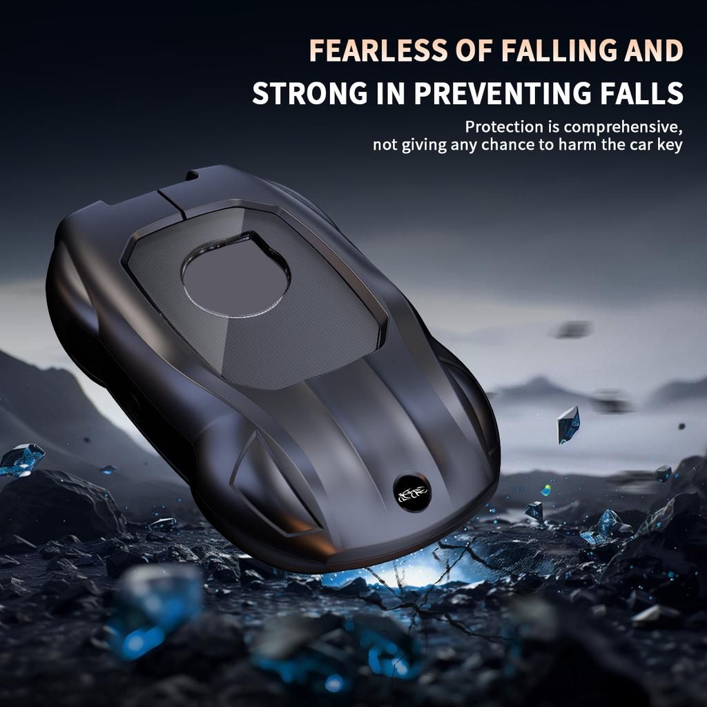 For Volvo S60 V90 V60 XC40 XC60 XC90 S90 T5 T6 T8 Polestar 1 2 Zinc Alloy Car Key Case Cover Key Holder Shell Accessorie