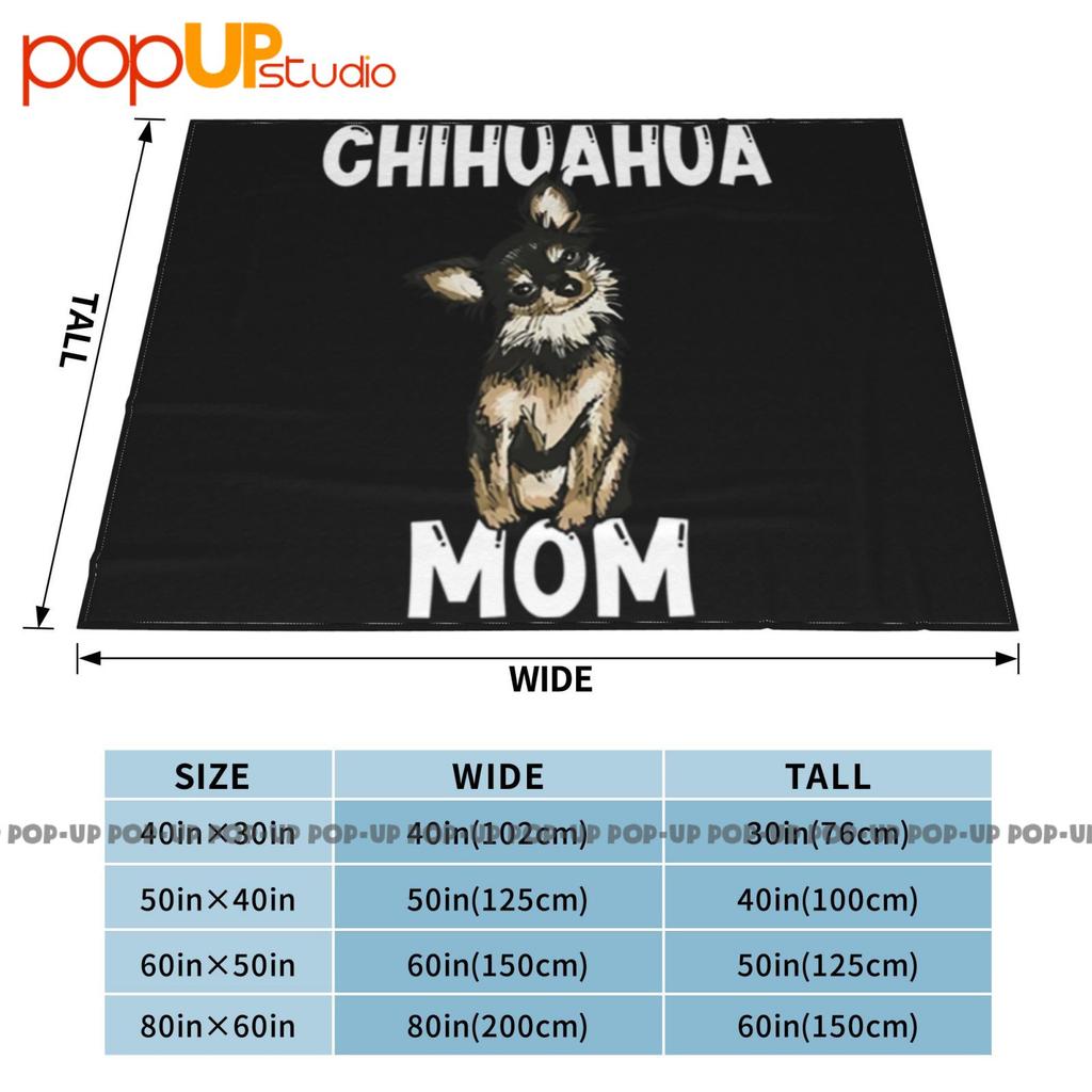 Premium Dog Chihuahua Mom Owner Chihuahua Lover Gifts Ultra-Soft Blanket Quilt Winter Sofa Cover Bed Covers