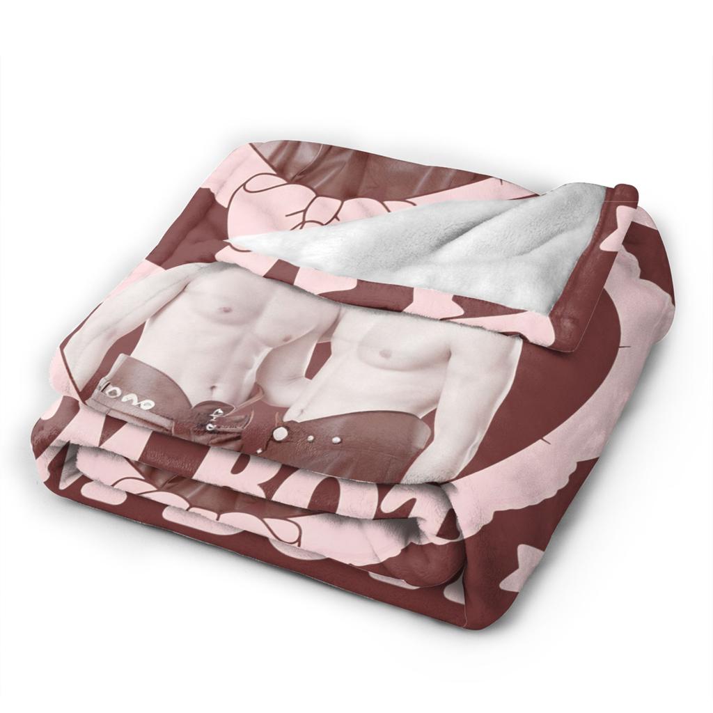 Heated Rivalry Hockey Blankets But Daddy I Love Them Both Fleece Vintage Warm Throw Blanket for Coverlet Spring/Autumn