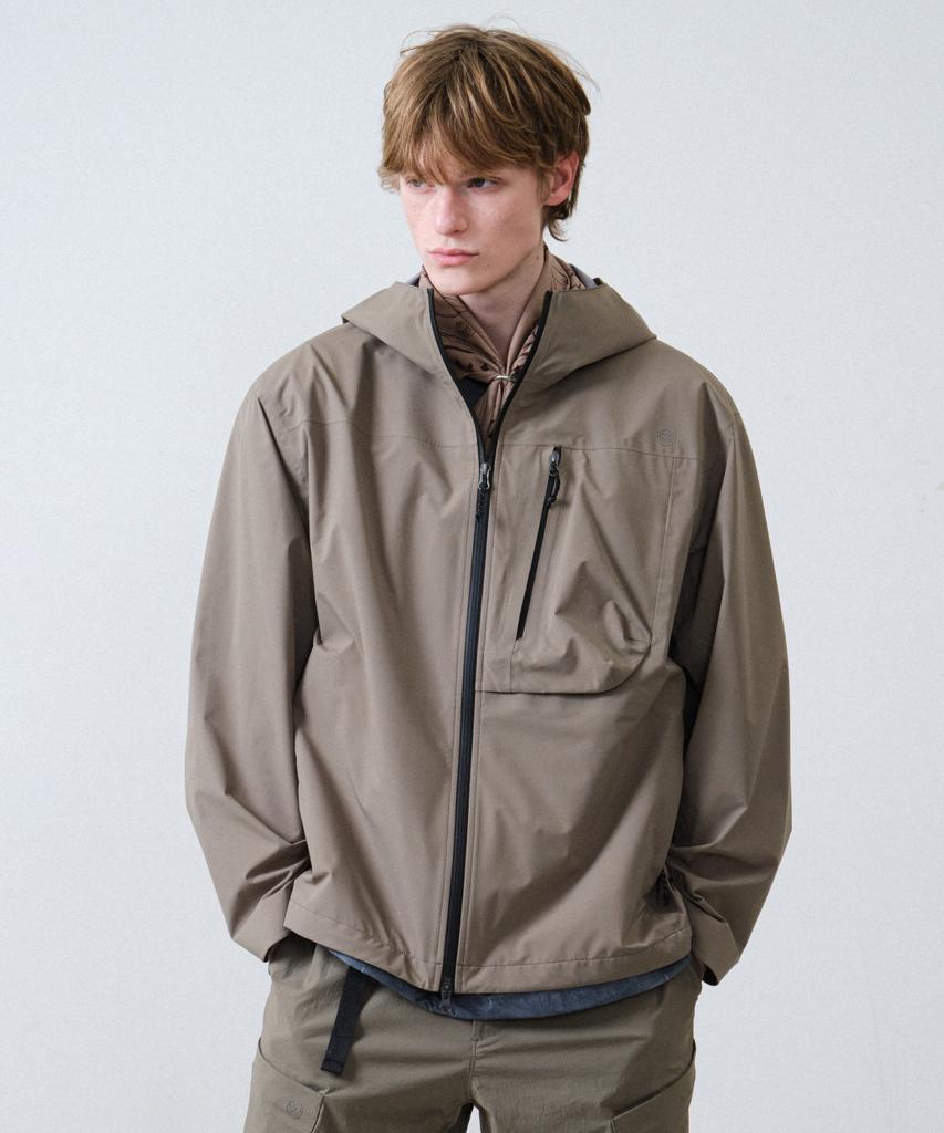 Helement Airlight 3L Rain Jacket (Khaki)