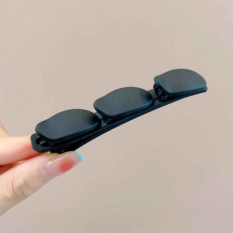 Autumn & Winter Coffee Hair Clip: Women's Seamless Duckbill, BB & Bangs Clips