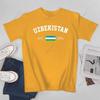 Unisex Unisex Uzbekistan EST1991 Independence Day Tshirt Tees T Shirts WoUnisex Boys 100 Cotton TShirt
