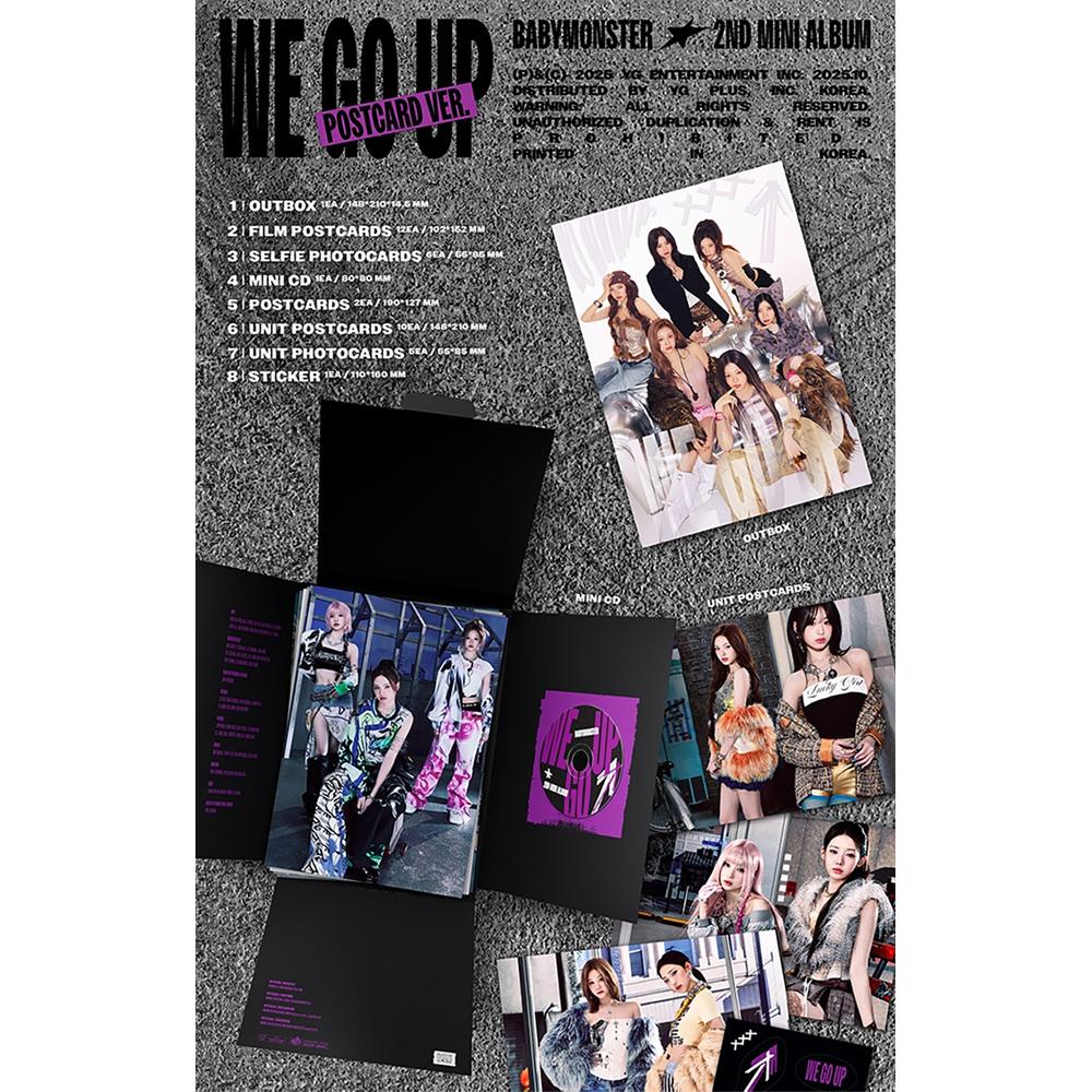 [Pre-order]  BABYMONSTER - WE GO UP (POSTCARD Ver.)