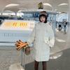 Medium and Long Hooded Down Cotton Coat for Women 2025 New Winter Korean Loose Cotton Coat Thick Warm Coat