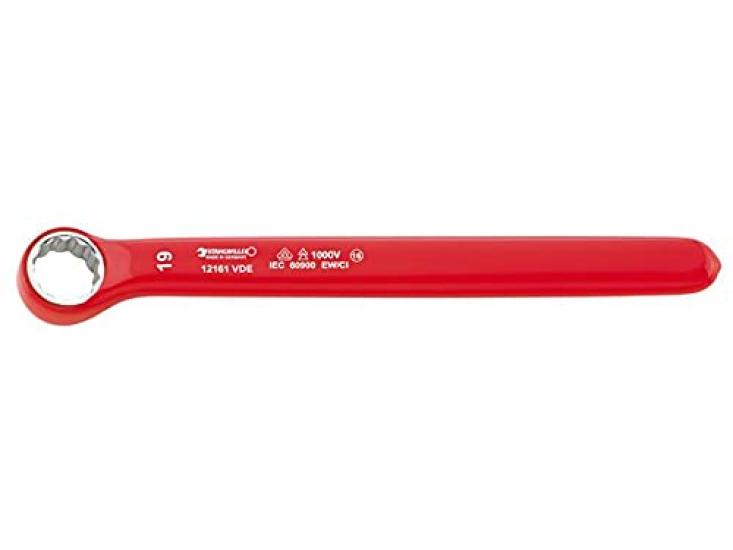 STAHLWILLE Insulated Open-End Wrench, 10mm, 12161VDE-10
