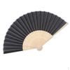 Chic Folding Silk Fabric Fan for Hand Wedding Bridal Favor Painting Drawing