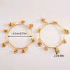 2pcs Zinc Zinc Alloy Bohemian Style  Bracelets Elegant Multi-Drop Ornament Bangle Bell Charm Bracelet  Daily