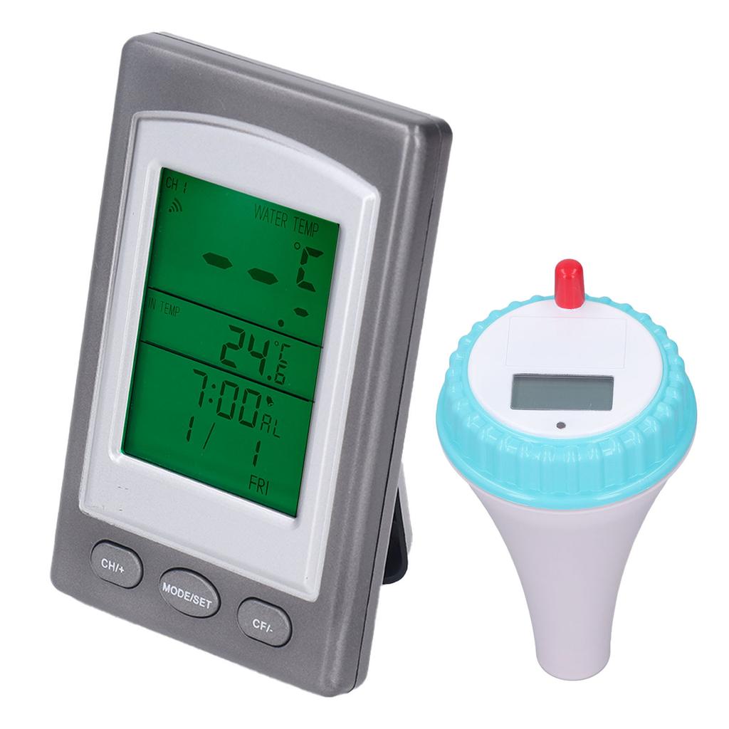 Poolthermometer Drahtlos Fernbedienung Digitales Poolthermometer für Badewasser Spas Whirlpools