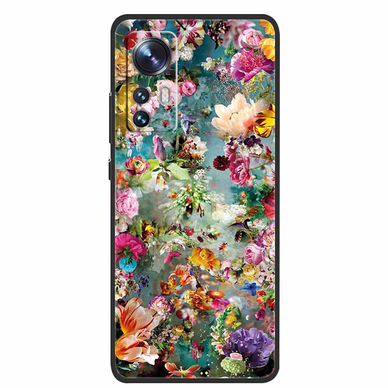 Christmas Cartoon Case For Xiaomi 12 Pro Case for Xiaomi Mi 12 Lite 12X 12S Ultra Silicone Soft TPU Cover for Xiaomi 12X Case