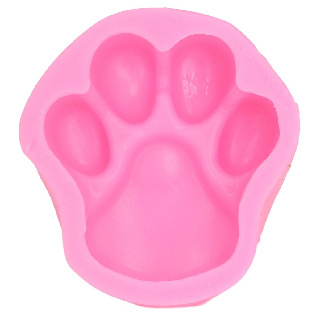 Silicone Mold Flexible Soft Reusable Cat Dog Paw Shape Decoration Mold Baking Tool for DIY Cake