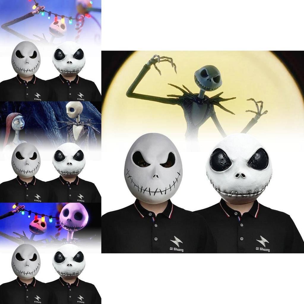 Classic Christmas Nightmare Scary Latex Mask For Fun Halloween Party Costumes