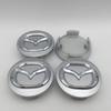 20pcs 3D for Mazda 56mm Car emblem Wheel hub Center Cap Badge covers sticker Decal styling auto Accessories k1