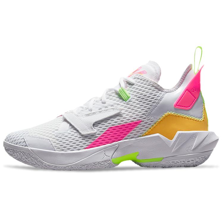 

new JORDAN Why Not Zer0.4 White Citron Pulse Hyper Pink 42.5