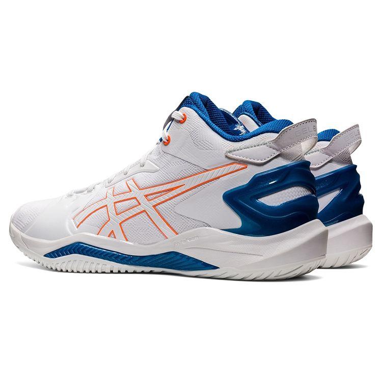 Asics Gel Burst 26 White Shocking Orange Unisex Sneaker 1063A047-101
