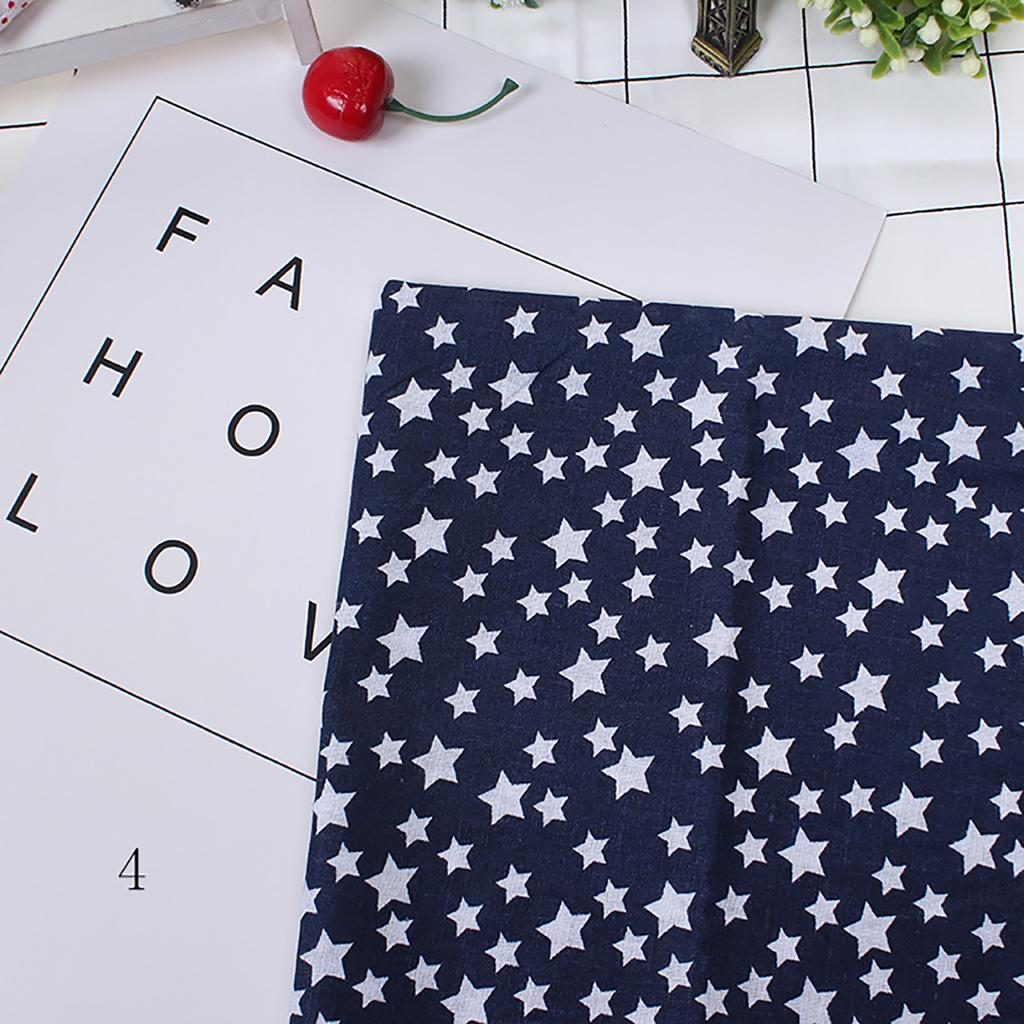 7Pcs 25x25cm Floral Patchwork Cotton Fabric Plain Cloth for DIY Sewing Quilting