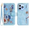 Case for X8d - Leather/PU, Blue, With Card Holder