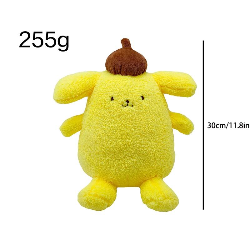 Супер Мягкая 30 см Плюшевая Игрушка Sanrio Пом Пом Пурин Набитая Желтая Собака Кукла Детский Рождественский Подарок