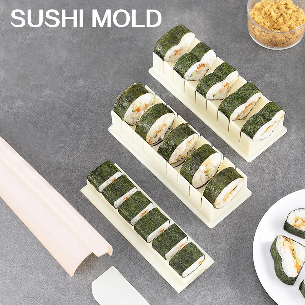 Sushi Mold Diy Sushi Roll Maker Set Beginners Effortless Homemade Seaweed Rice Roll Kit Food Grade Cooking Dinner Prepare Tool